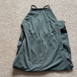 Dynamite Asymmetrical Dress in Dark Green